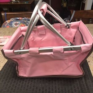 Small carry tote pink
